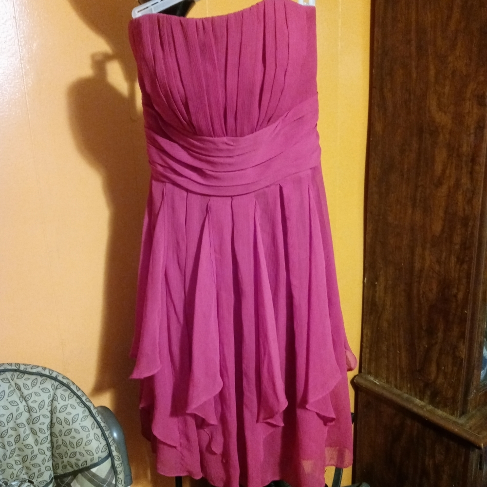 Red formal dress